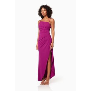 Elliatt Miley Ruched Strapless Dress in Orchid Wedding Guest size M  NWT
